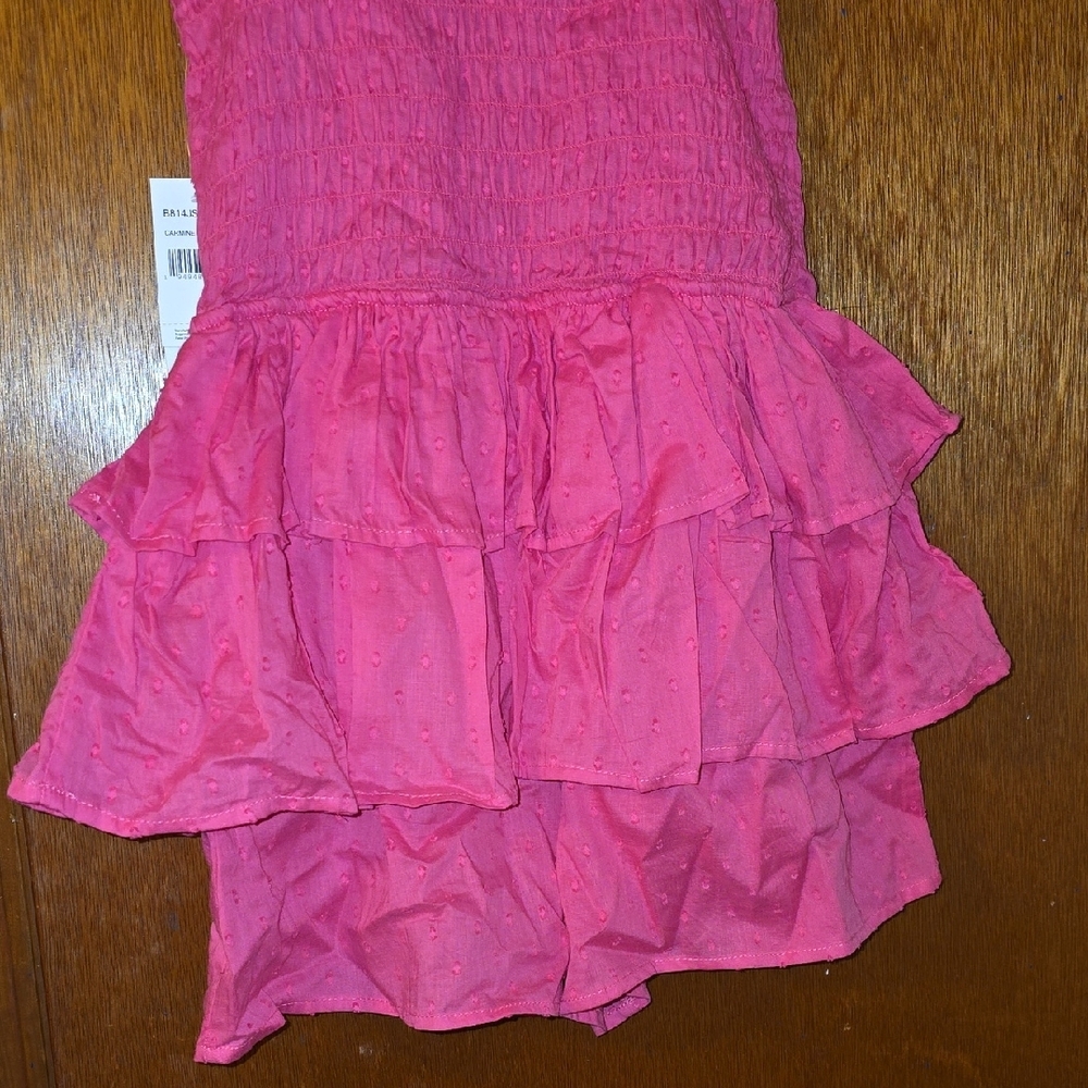 Pink Ruffled Kids One Piece - Picture 7 of 8
